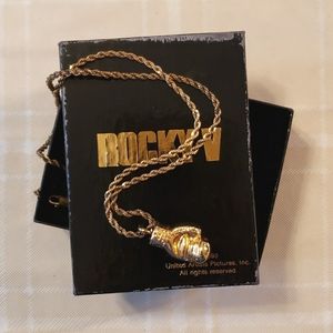 Vintage 1990 Rocky V collectors necklace